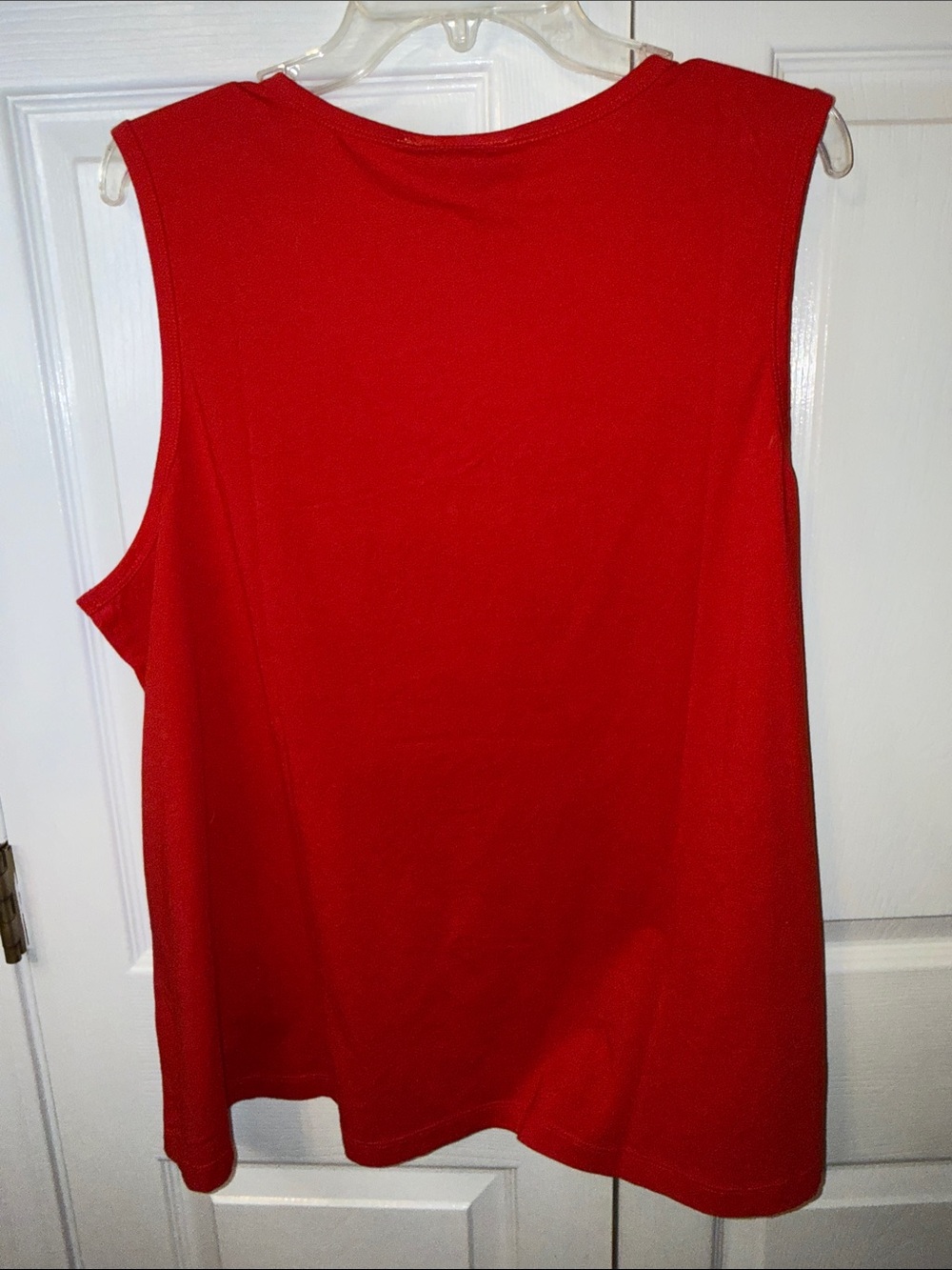 Johnny Was Red Embroidered Sleeveless Tank Texas! - Picture 4 of 6